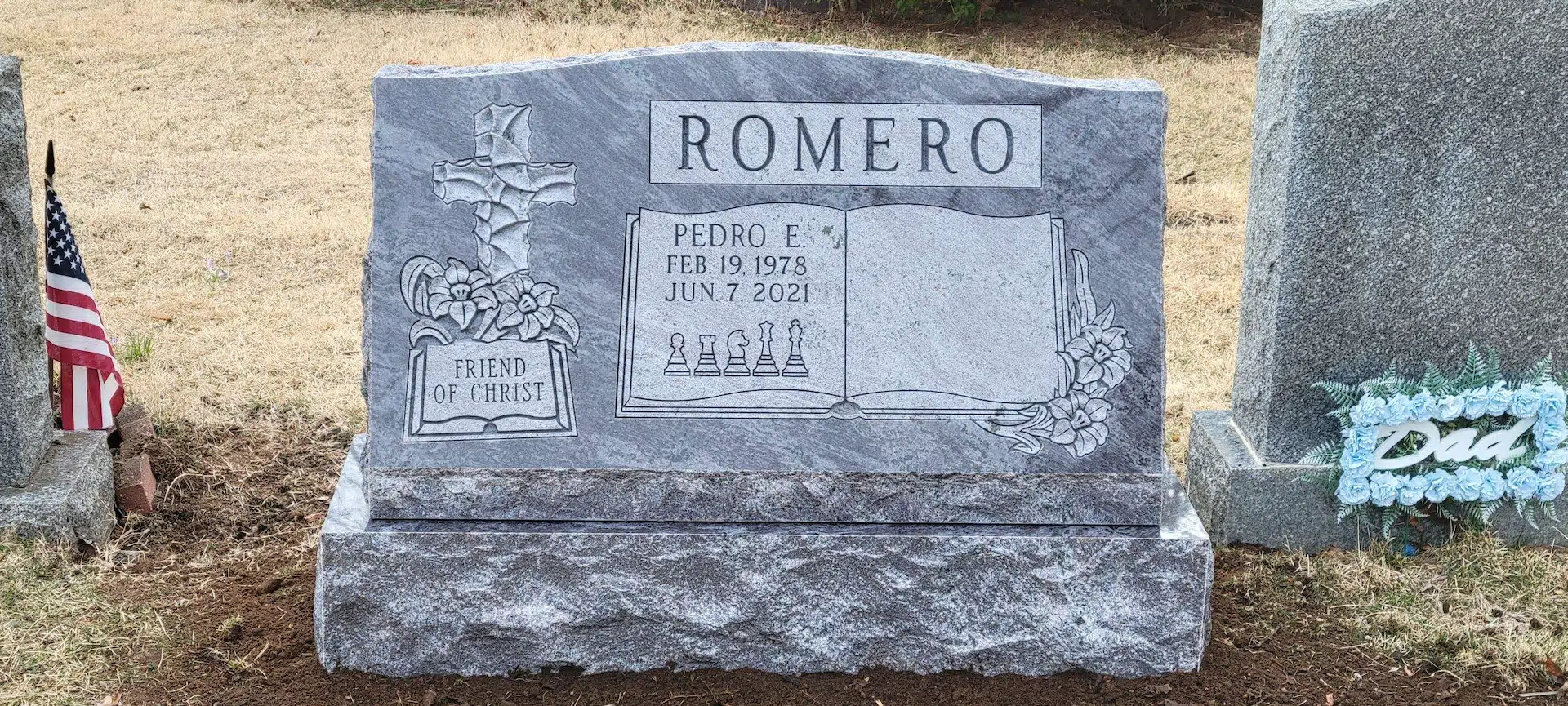 Granite Monument Design hand-carved by Monument Design Shop in NJ — image 2